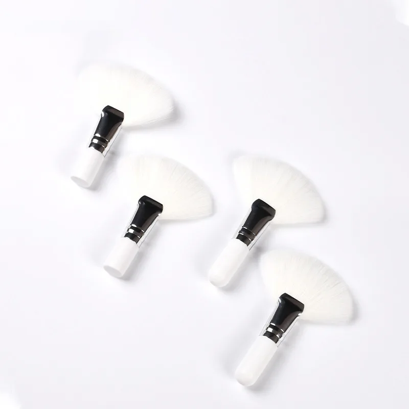 Pinceau Éventail Maquillage Professionnel – Fibres Synthétiques Douces, Multifonction Visage