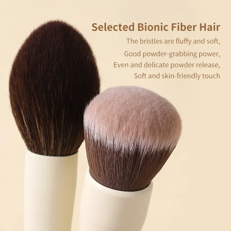 Set 13 Pinceaux Maquillage Professionnels Vegan | Poils Synthétiques Doux | Logo Personnalisé