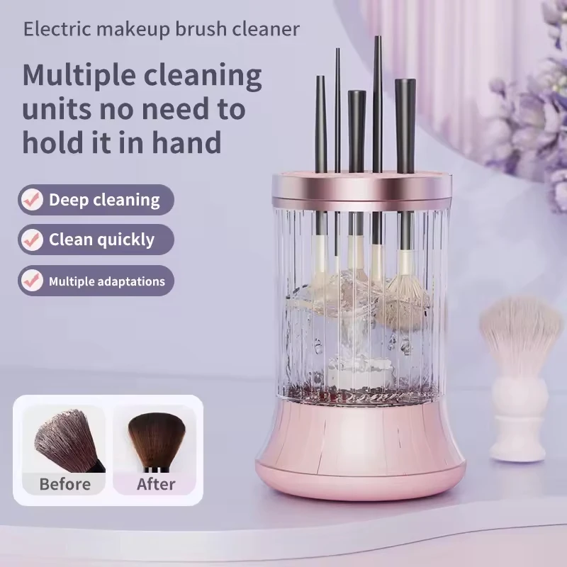 Nettoyeur Électrique de Pinceaux de Maquillage Rechargeable USB 7000 tr/min