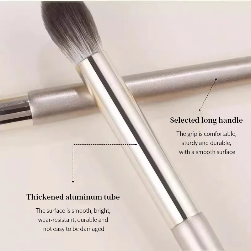 Set de 10 Pinceaux Maquillage Yeux Végétaliens Doux – Logo Personnalisable