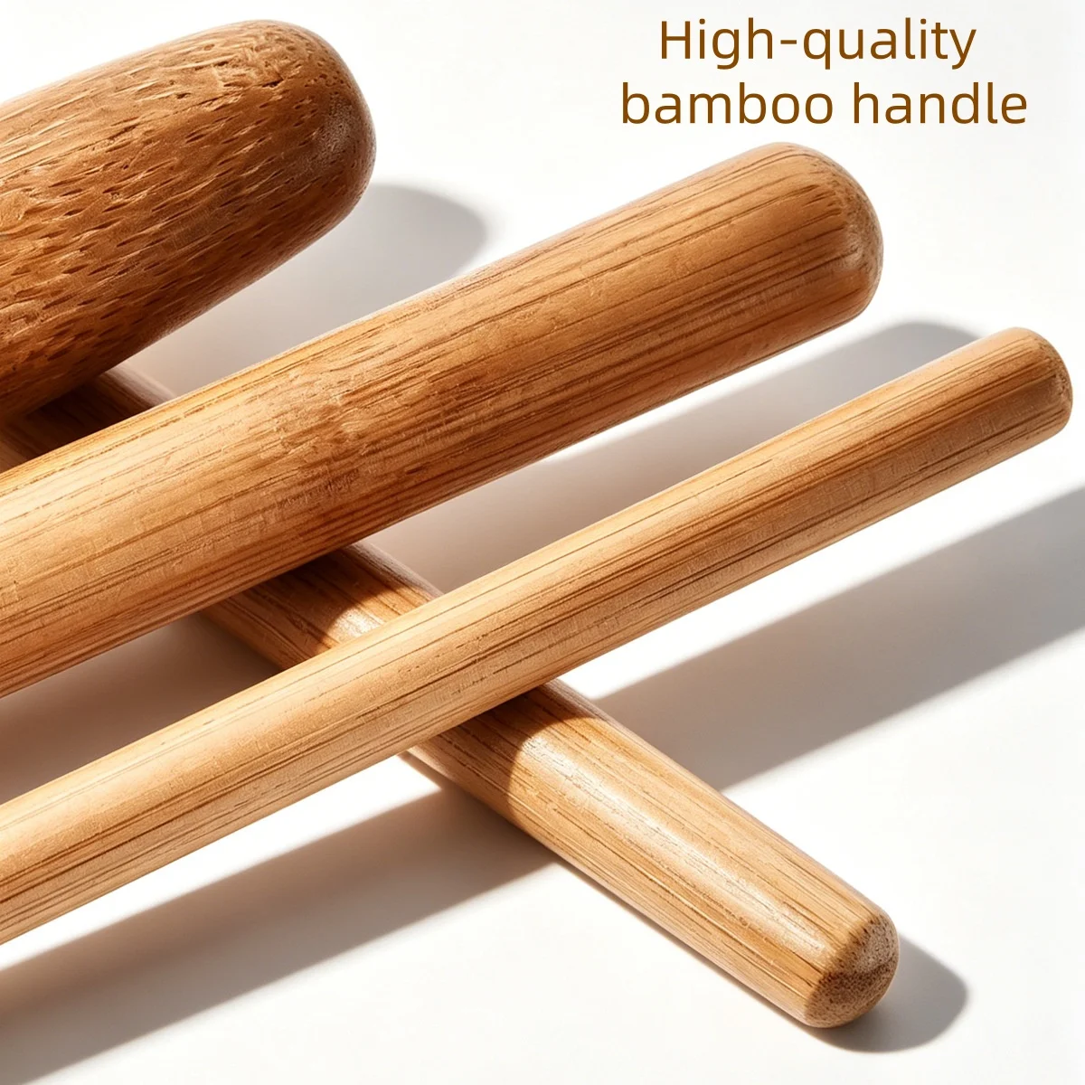 Set 12 Pinceaux Maquillage Professionnels Manche Bambou Poils Nylon Vegan