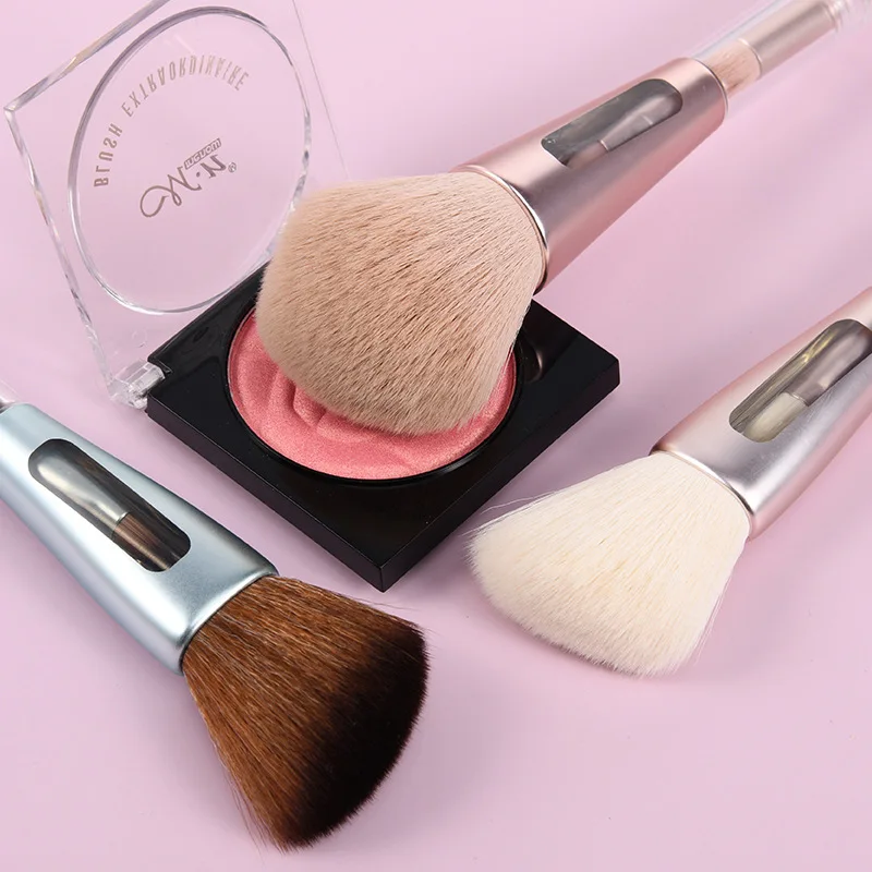 Set 4 Pinceaux Maquillage Multifonctions Poils Synthétiques Végan – Idéal Voyage