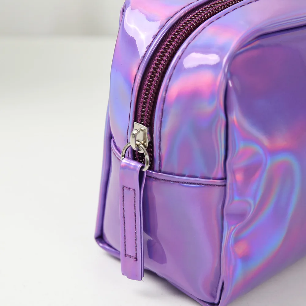 Trousse de Maquillage Holographique Imperméable – Sac Cosmétique Arc-en-ciel