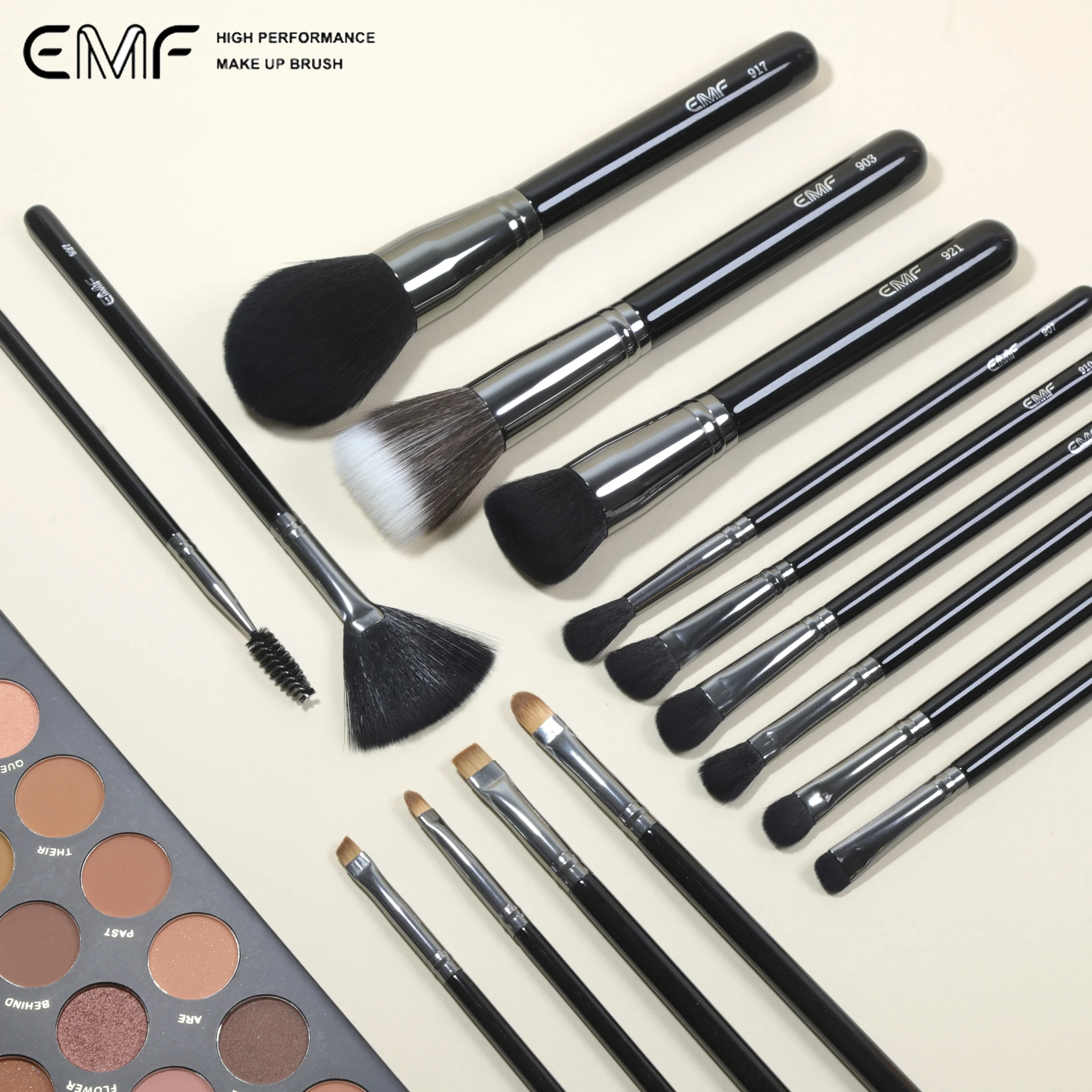 Ensemble 15 Pinceaux de Maquillage Professionnels King Series – Vegan & Doux