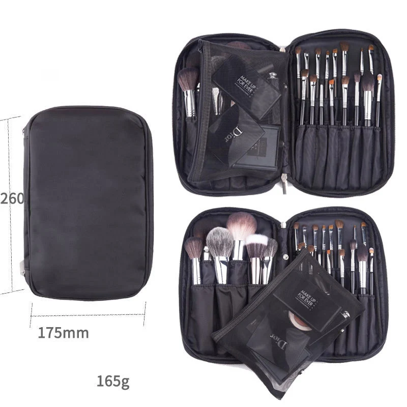 Sac cosmétique grande capacité EMF – Rangement maquillage professionnel résistant à l'eau