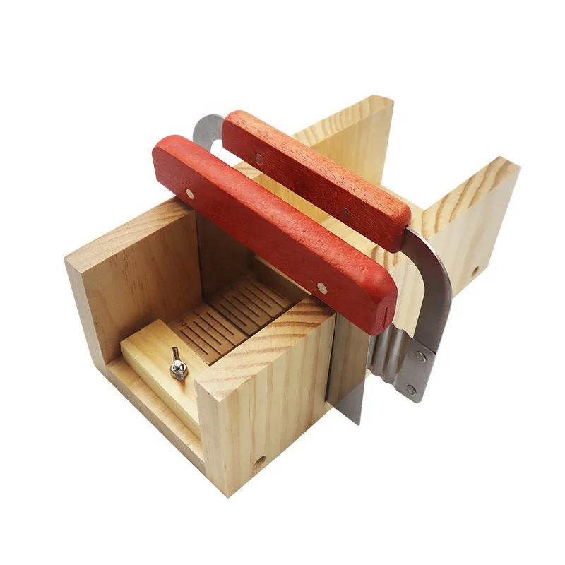 Kit Moule à Savon en Silicone & Bois – Coupe-Savon Artisanal Fait Maison