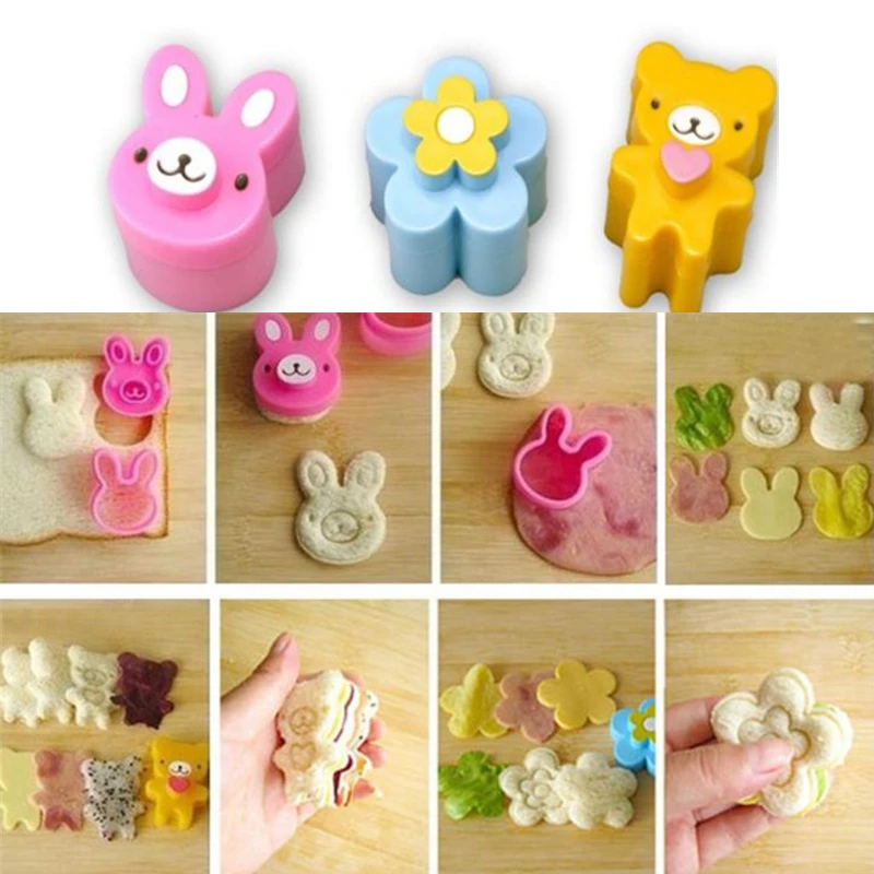 Moule Sandwich Emporte-Pièce Lapin & Panda – Outil Pâtisserie Créatif
