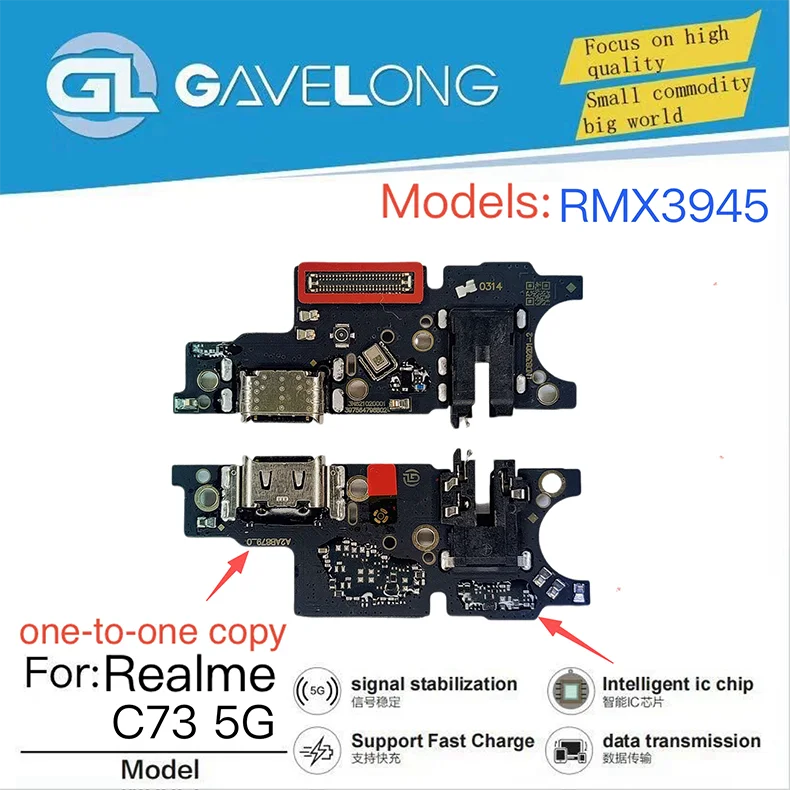 Nappe de charge USB Type-C pour Realme 11 5G RMX3751 – Pièce de rechange