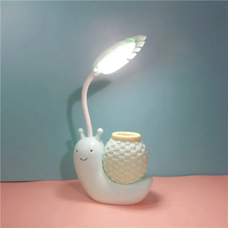 Lampe LED Bureau Dessin Animé USB Rechargeable – Protection des Yeux Enfants