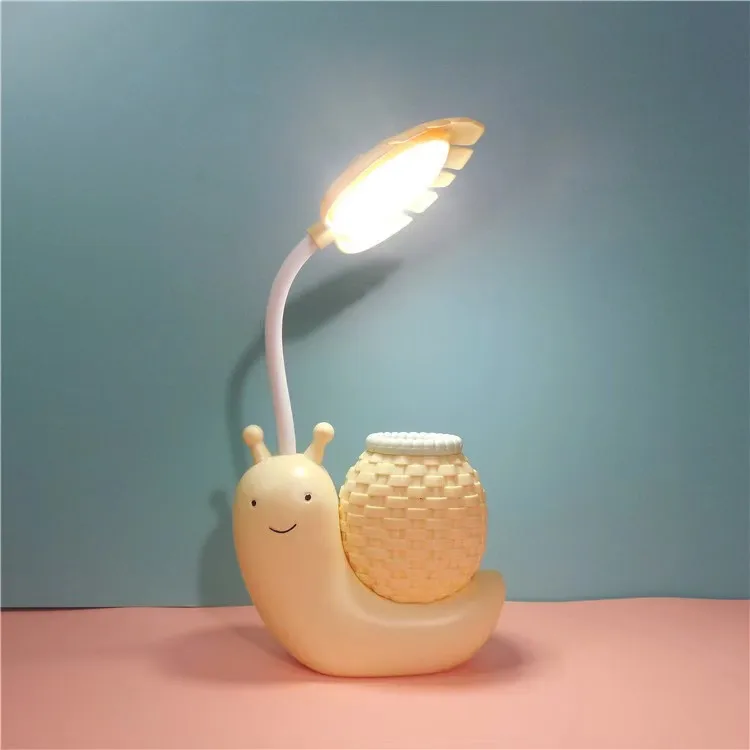Lampe LED Bureau Dessin Animé USB Rechargeable – Protection des Yeux Enfants