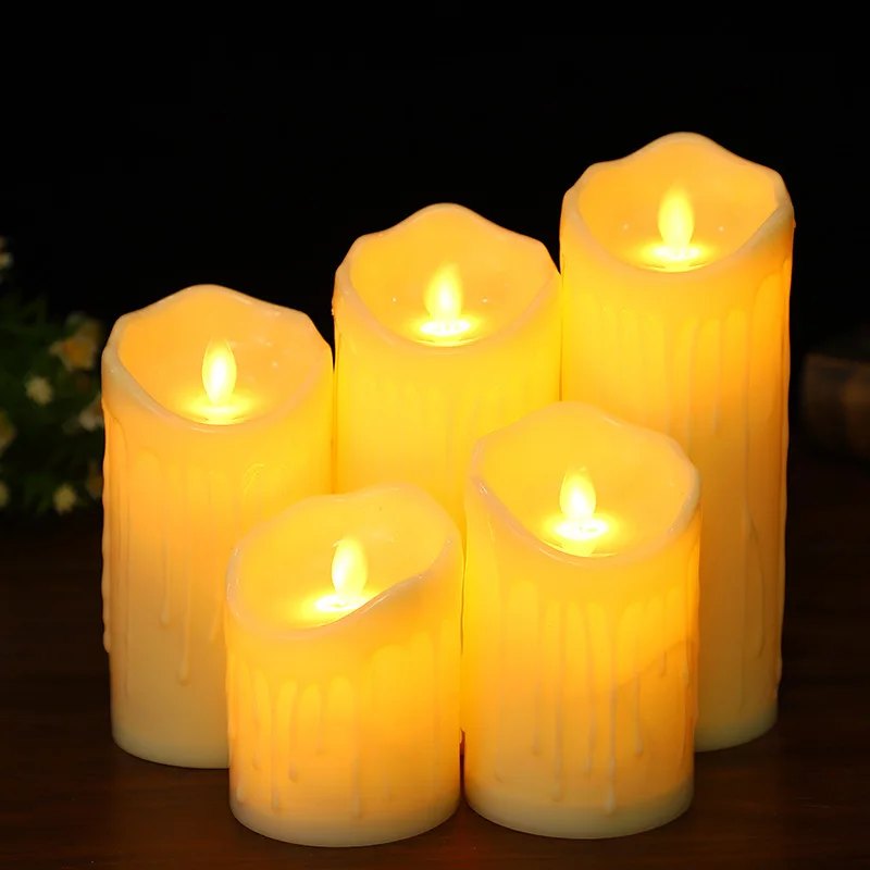 Bougies LED sans flamme scintillantes – Décoration maison fêtes & événements