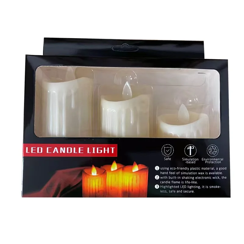 Bougies LED sans flamme scintillantes – Décoration maison fêtes & événements