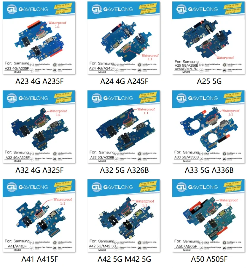 Câble flexible de téléphone portable Port de charge Board Port Connector Flex Cable Compatible avec pour Samsung Galaxy A13S A137F