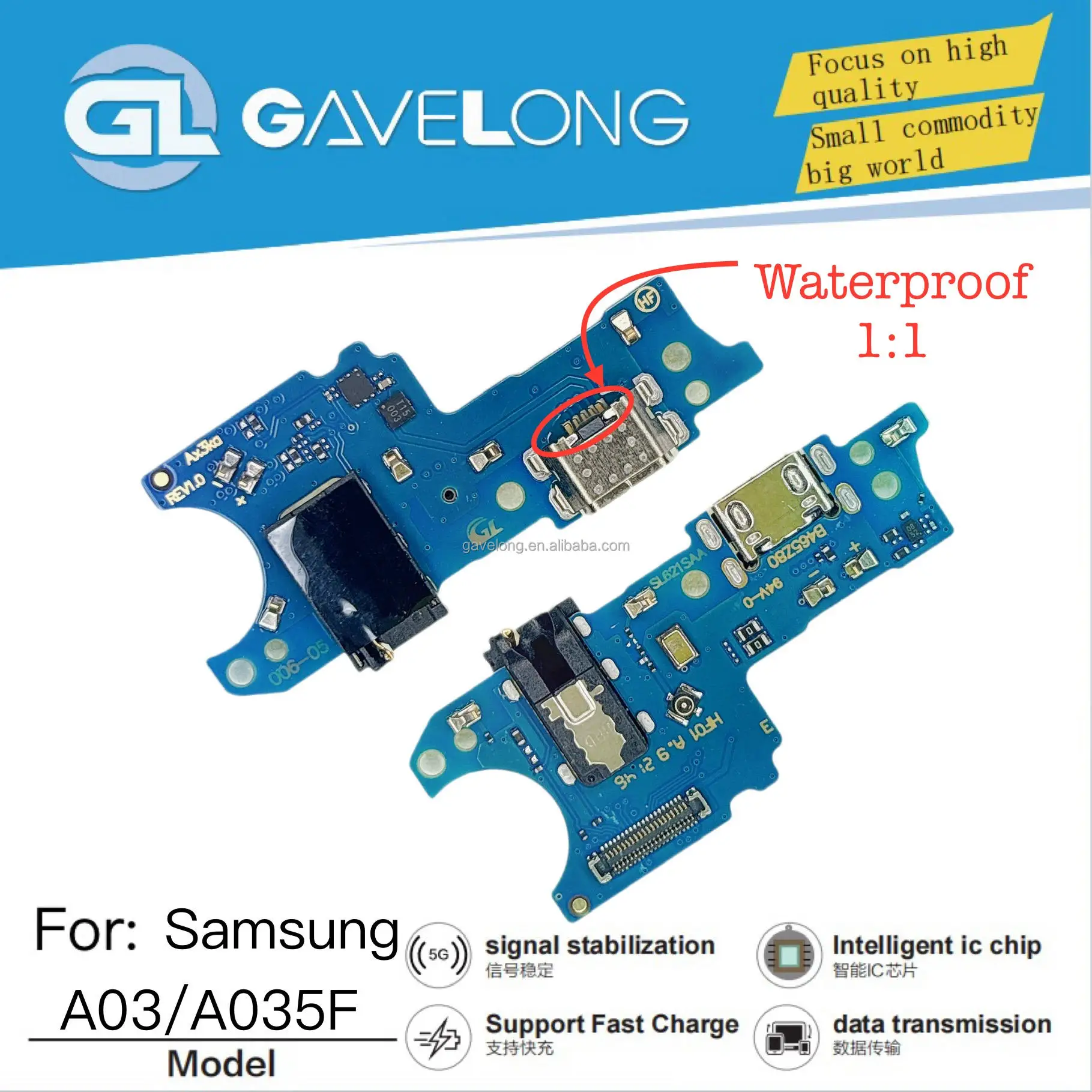 Plaque de charge pour Samsung, plaque de charge en gros pour Samsung, broche de charge pour Samsung