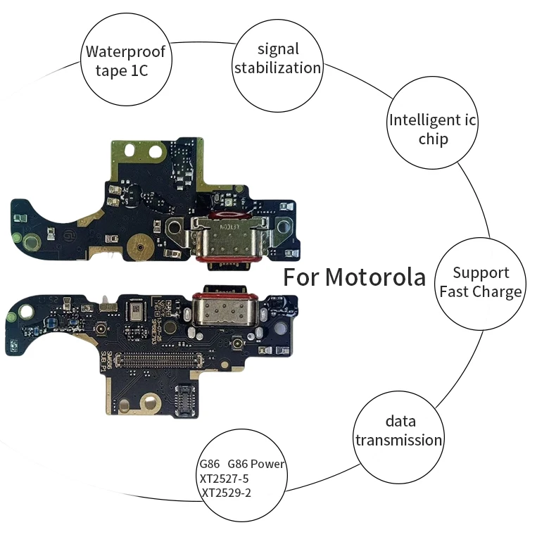 Nappe flexible port de charge Motorola G86 / G86 Power XT2527-5 XT2529-2 – GAVELONG