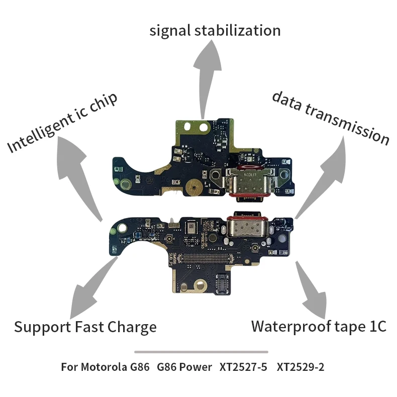 Nappe flexible port de charge Motorola G86 / G86 Power XT2527-5 XT2529-2 – GAVELONG