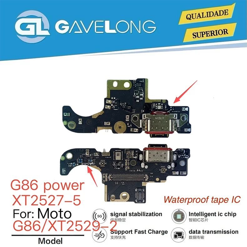 Nappe flexible port de charge Motorola G86 / G86 Power XT2527-5 XT2529-2 – GAVELONG