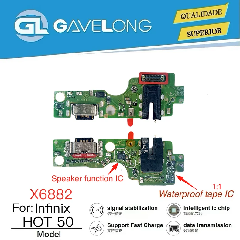 Carte de charge Type-C Infinix Note 40 Pro 5G – Nappe connecteur USB flexible