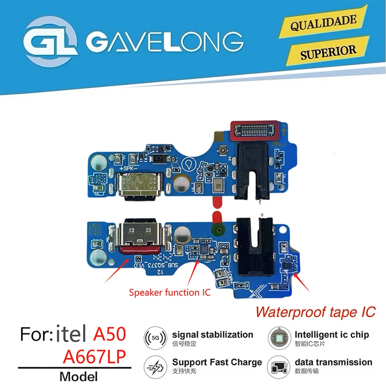Port de charge connecteur Dock pour Ilte A50 A667LP – Pièce de remplacement