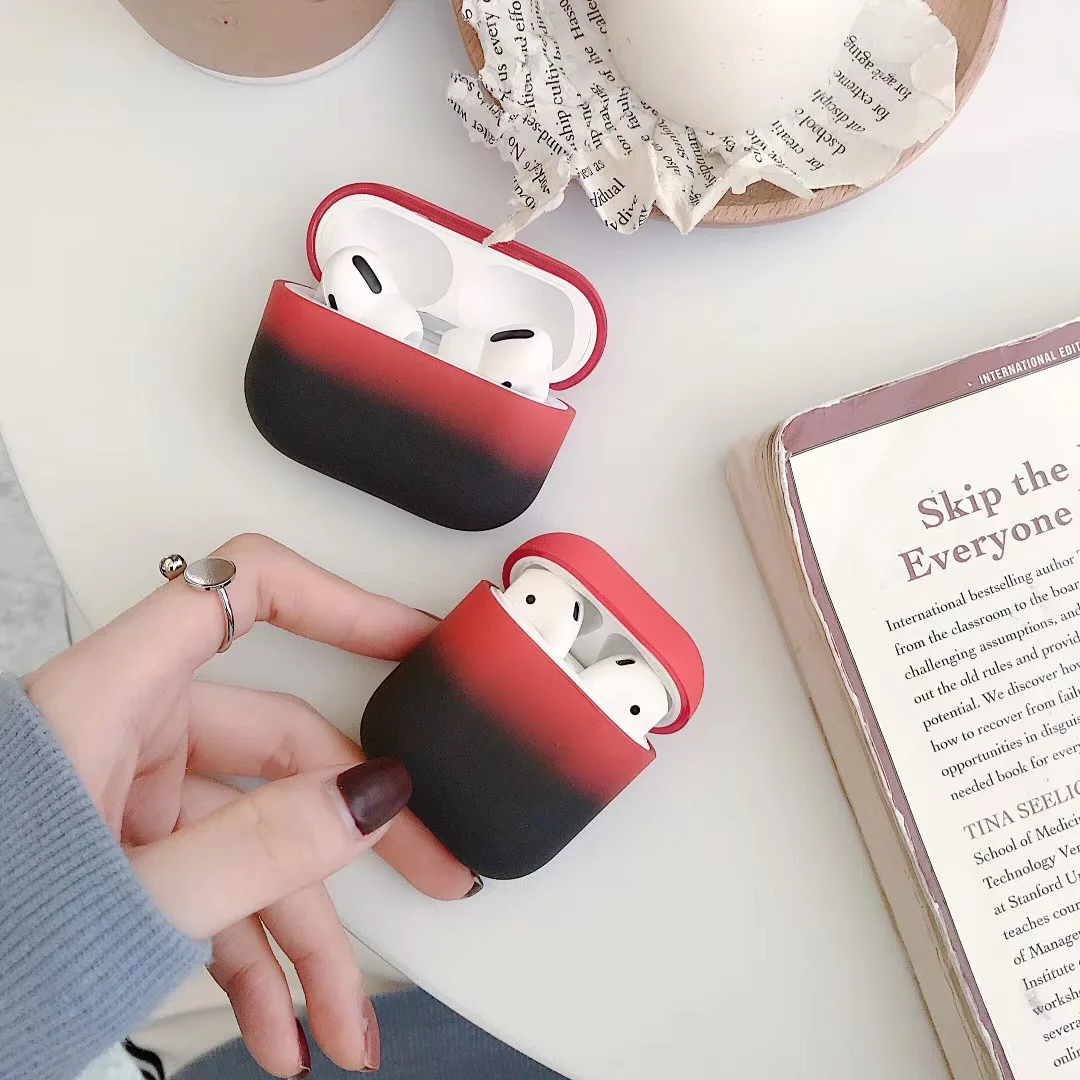 Coque Goingoo AirPods 1/2/Pro – Dégradé de Couleur PC Rigide + Pochette Protection