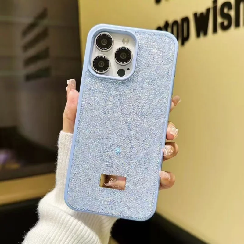 GOINGOO Coque iPhone Paillettes & Strass Antichoc TPU+PC | 13/14/15/16/17 Pro Max