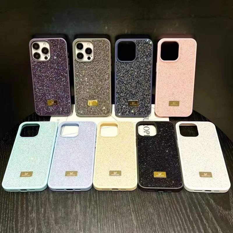 GOINGOO Coque iPhone Paillettes & Strass Antichoc TPU+PC | 13/14/15/16/17 Pro Max