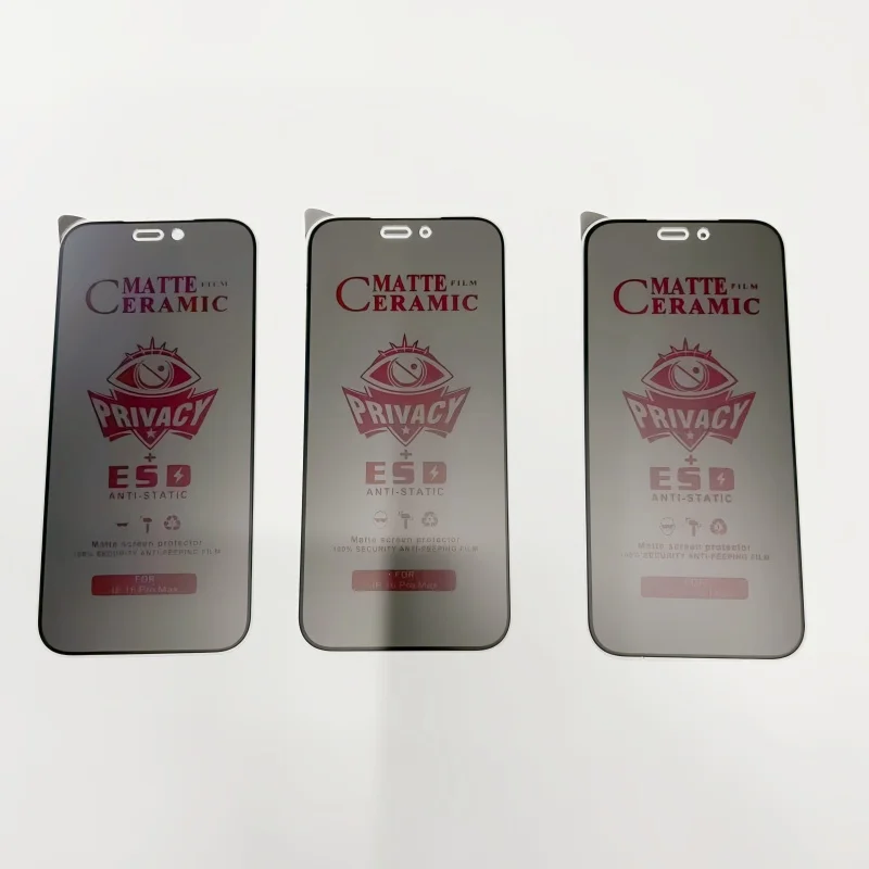 Film Céramique Nano Mat HD 2.5D – Protection Écran Ultra-Fine 0.25mm Pour iPhone