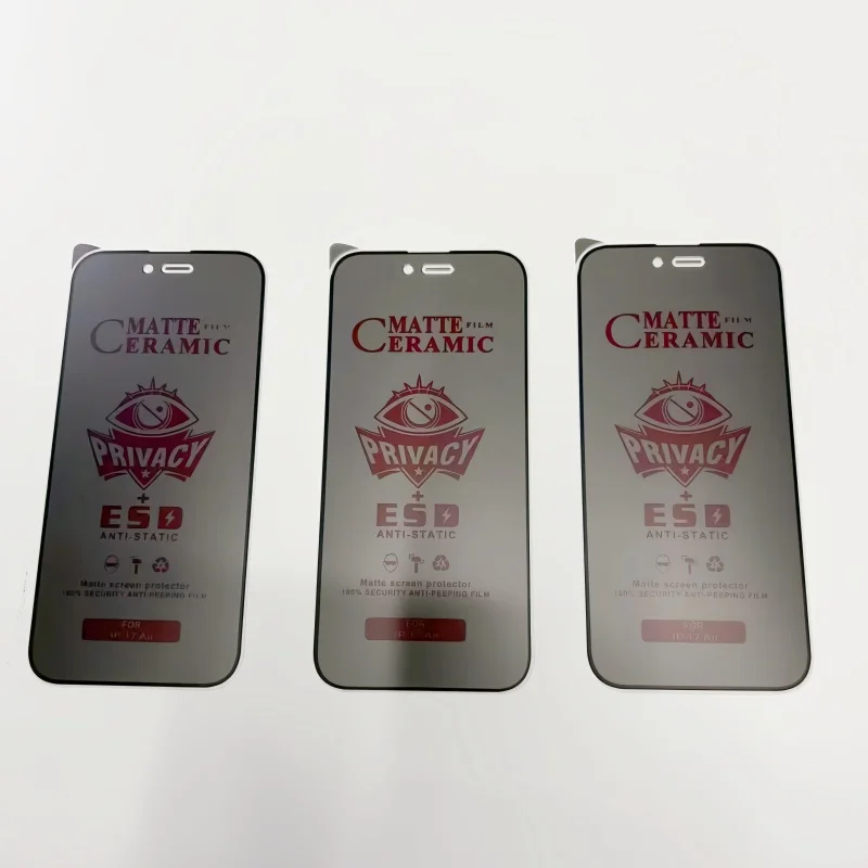 Film Céramique Nano Mat HD 2.5D – Protection Écran Ultra-Fine 0.25mm Pour iPhone