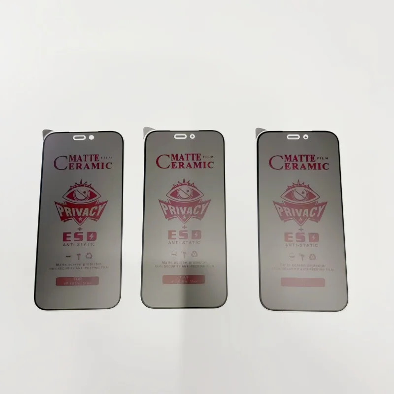 Film Céramique Nano Mat HD 2.5D – Protection Écran Ultra-Fine 0.25mm Pour iPhone
