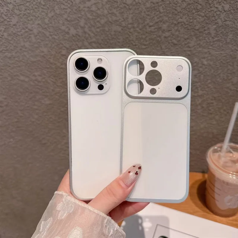 Coque iPhone Antichoc GOINGOO Cadre Aluminium Électroplaqué Mat – 12 à 17 Pro Max