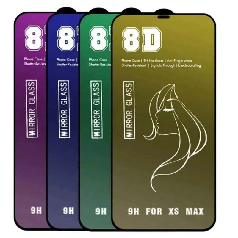 Verre Trempé Goingoo 8D HD iPhone 14/15/16/17 Pro Max – 9H Anti-Rayures Couverture Intégrale
