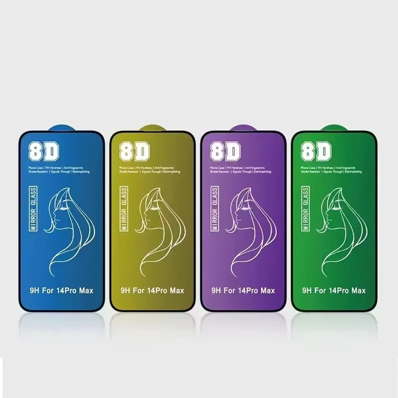 Verre Trempé Goingoo 8D HD iPhone 14/15/16/17 Pro Max – 9H Anti-Rayures Couverture Intégrale