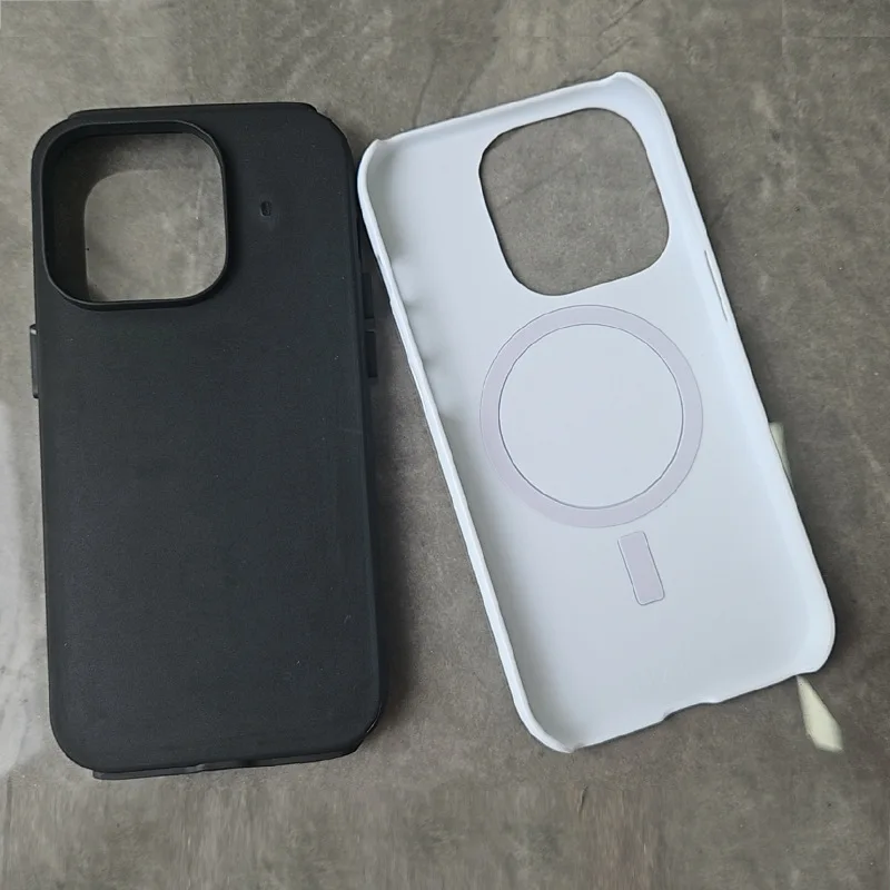Coque 2-en-1 iPhone 17 Air Pro Max – Sublimation 3D Antichoc PC+TPU Blanc