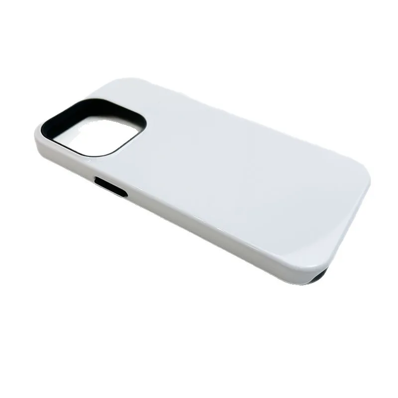 Coque 2-en-1 iPhone 17 Air Pro Max – Sublimation 3D Antichoc PC+TPU Blanc