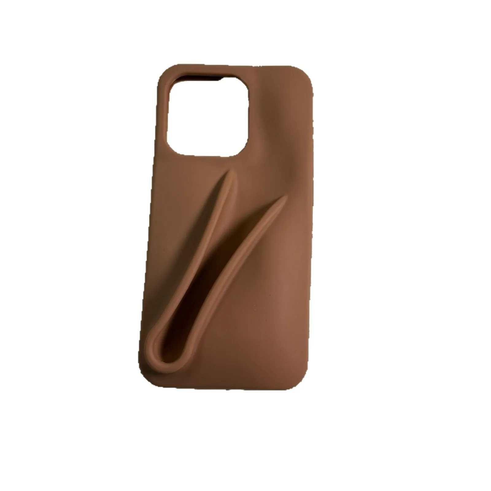 Coque Silicone Antichoc iPhone 11-16 Pro Max avec Support & Porte Rouge à Lèvres