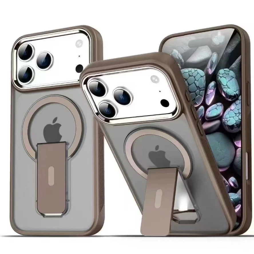 GOINGOO Coque iPhone Magnétique Antichoc PC+TPU avec Protecteur d'Écran – Luxe & Protection