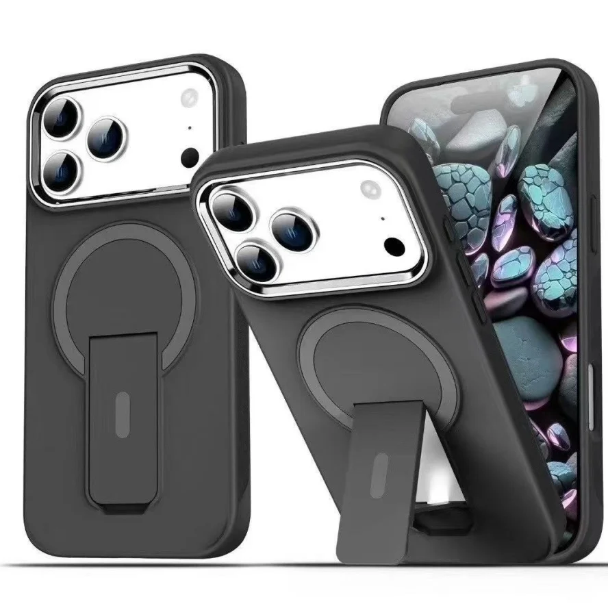 GOINGOO Coque iPhone Magnétique Antichoc PC+TPU avec Protecteur d'Écran – Luxe & Protection