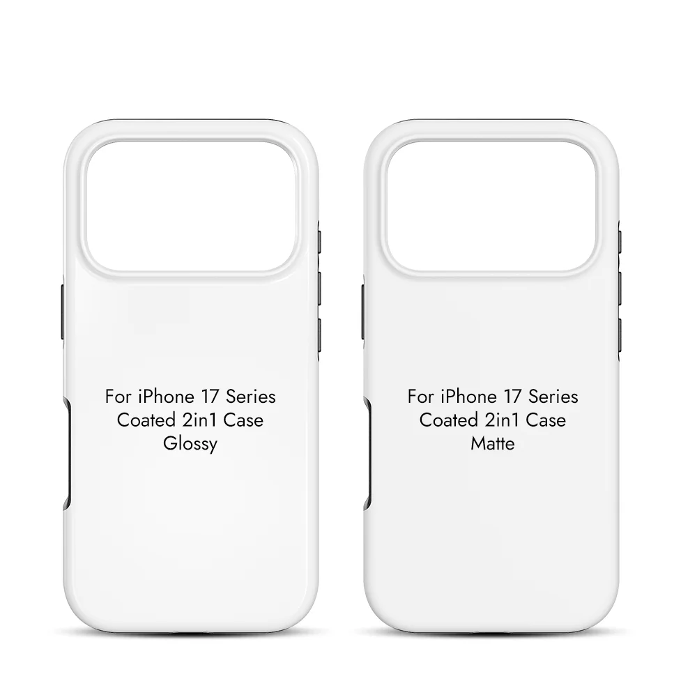 Coque iPhone 17/16/15 Antichoc 2-en-1 TPU+PC Sublimation 3D Personnalisable – Vente Gros