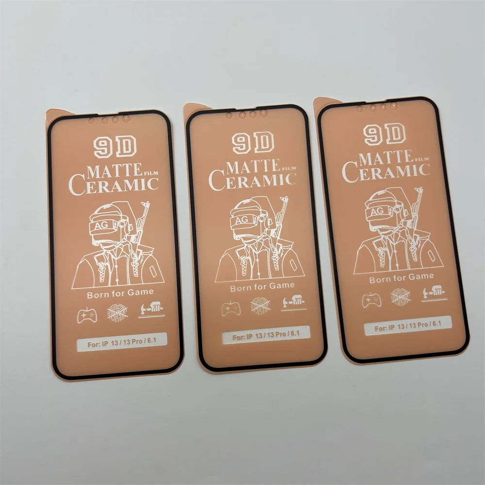 Film céramique mat iPhone 17/Air – Protection 9H sans bulles, ultra-fin 0,33mm