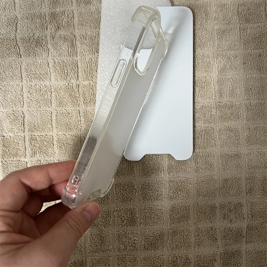 Coque iPhone 16 Pro Max GOINGOO – Transparente Antichoc TPU Sublimation DIY