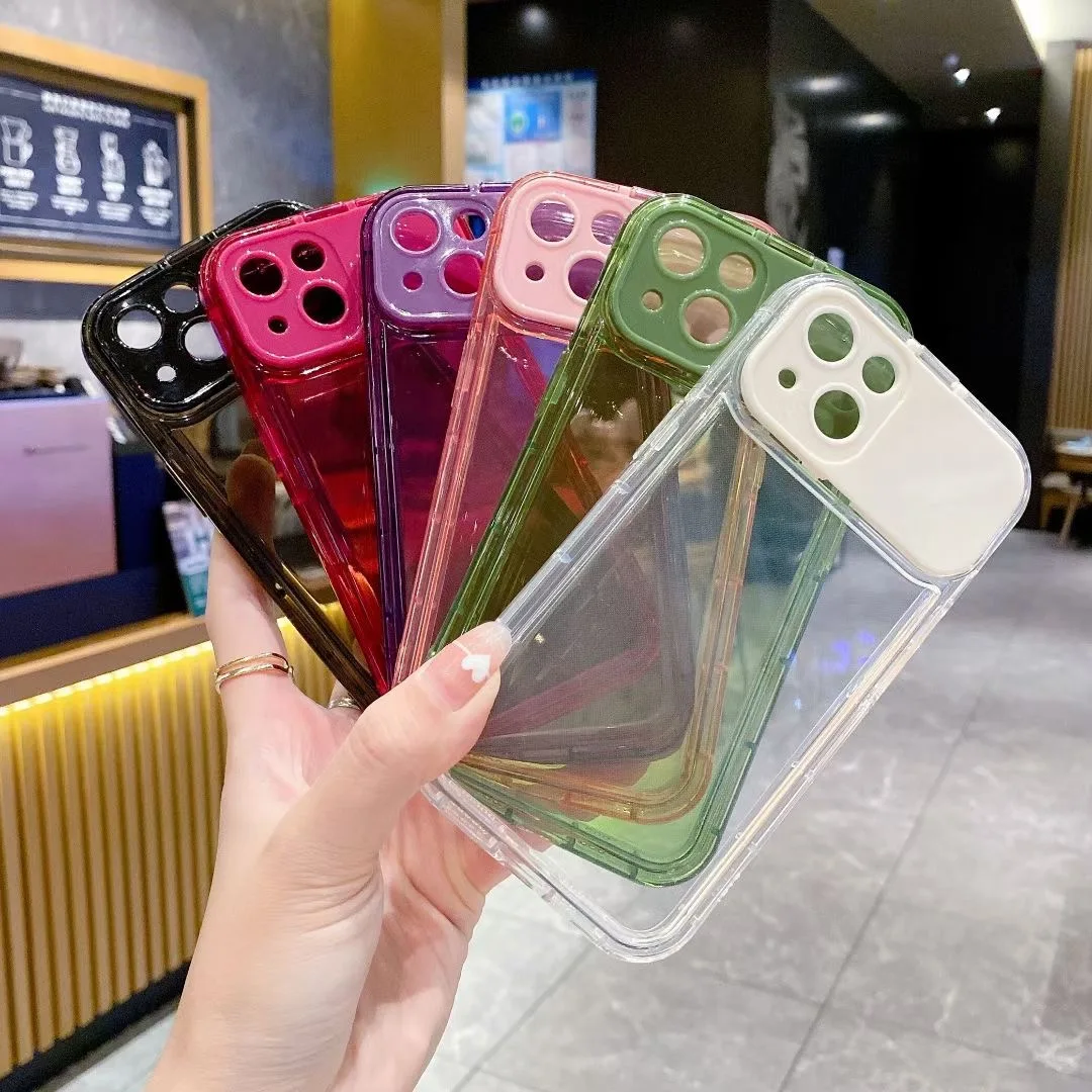 GOINGOO Coque iPhone 13 Pro Max – Protection Antichoc TPU avec Support Miroir & Protection Caméra