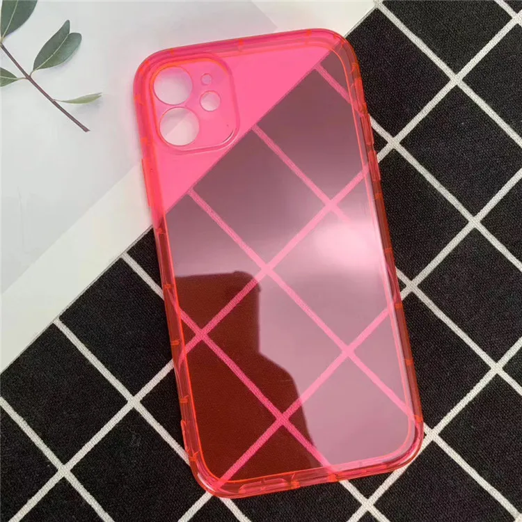 Coque iPhone 11 Pro Max Transparente Antichoc TPU Néon Goingoo 1,5mm