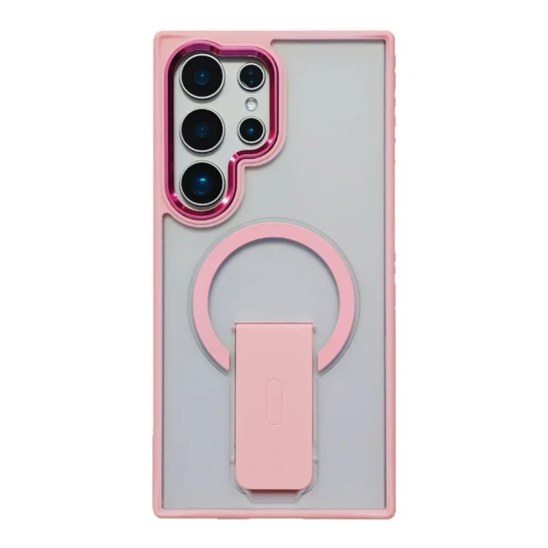 GOINGOO Coque Luxe Antichoc PC+TPU avec Support pour Samsung S25 Ultra S24 S23