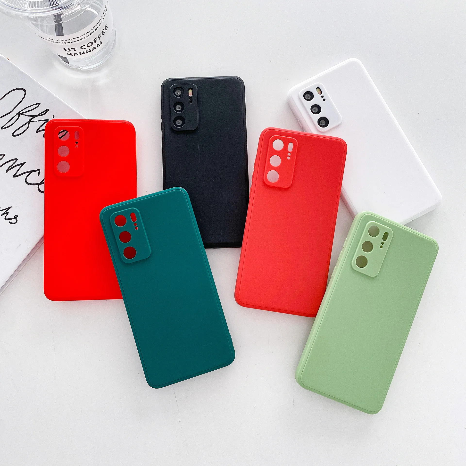 Coque GOINGOO Samsung A20 – TPU Antichoc Sport Candy Matte Protection Caméra