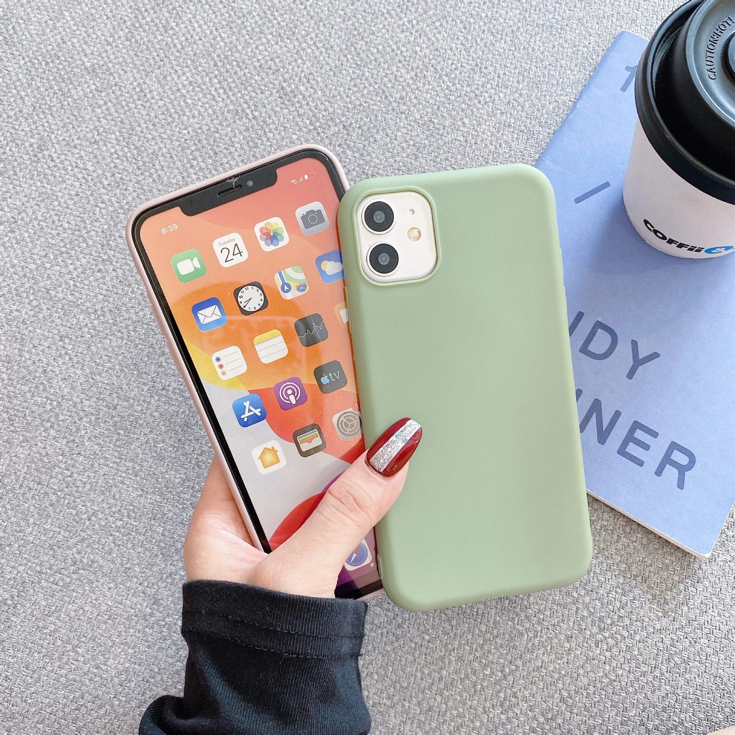 Coque TPU Mat Givré Ultra-Mince pour Huawei Y6 2018 – Antichoc & Personnalisable