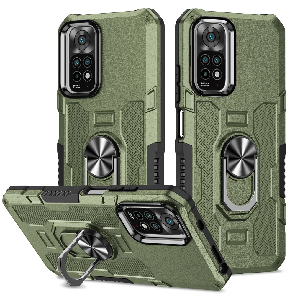 Coque Redmi 9C / 9A Sport Antichoc TPU + PC | Support Magnétique Voiture GOINGOO