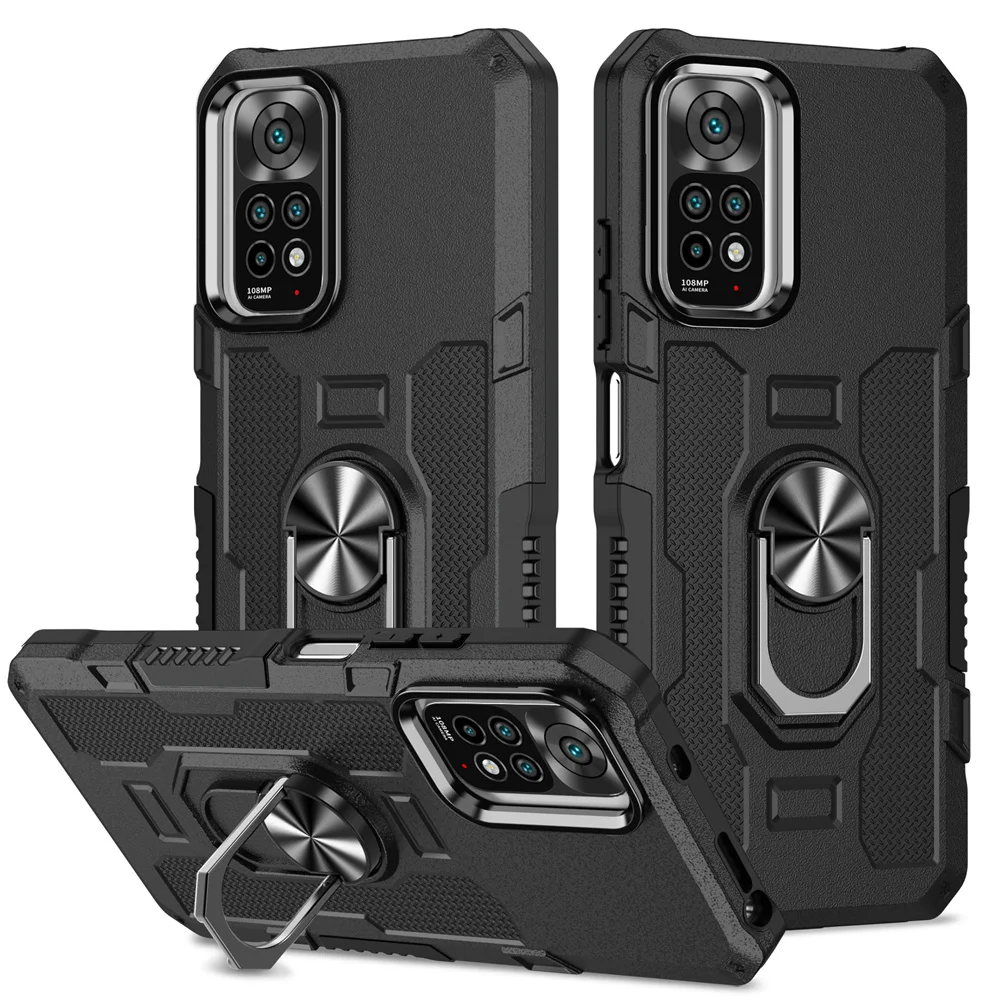 Coque Redmi 9C / 9A Sport Antichoc TPU + PC | Support Magnétique Voiture GOINGOO