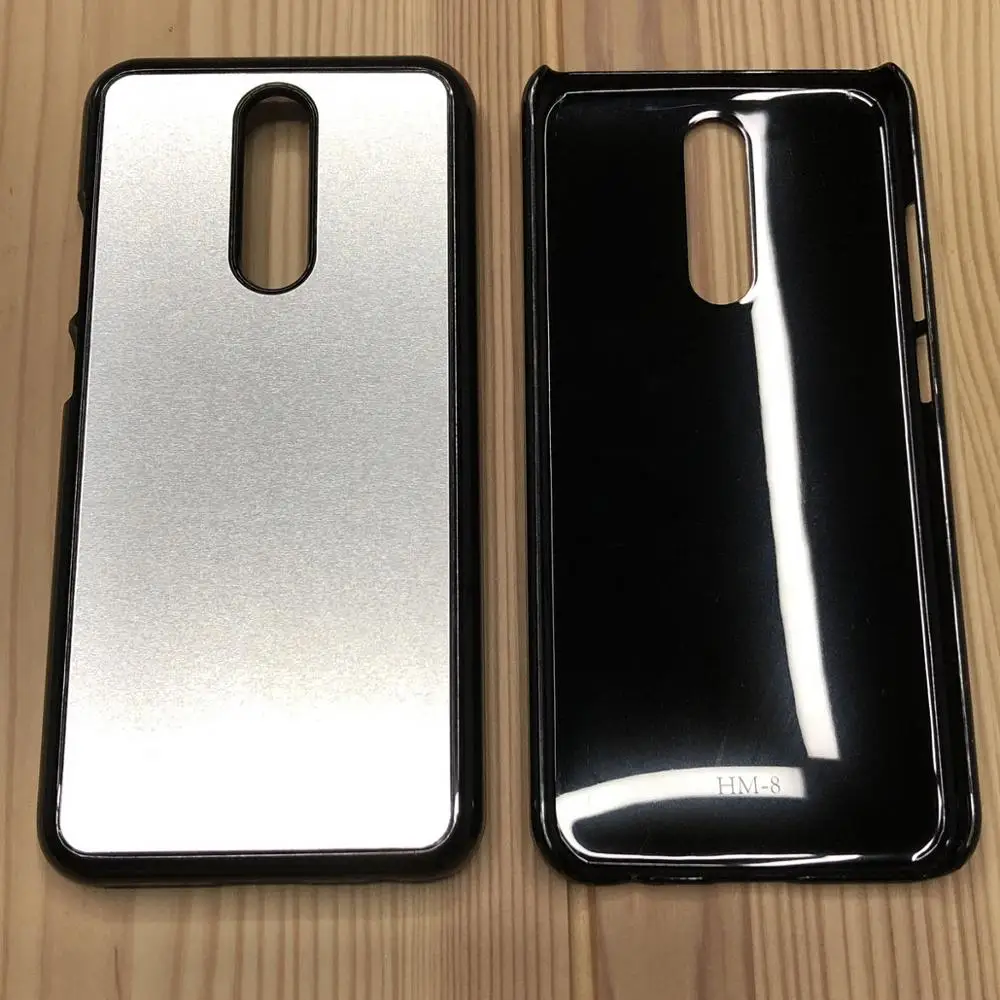 Coque Sublimation 2D Xiaomi Note 8 – PC Noir + Feuille Aluminium Vierge DIY