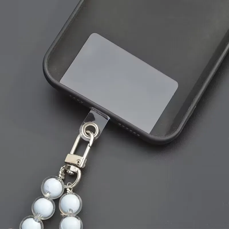 Clip Transparent Porte-Carte & Lanière pour Coque de Téléphone – Fixation Sécurisée