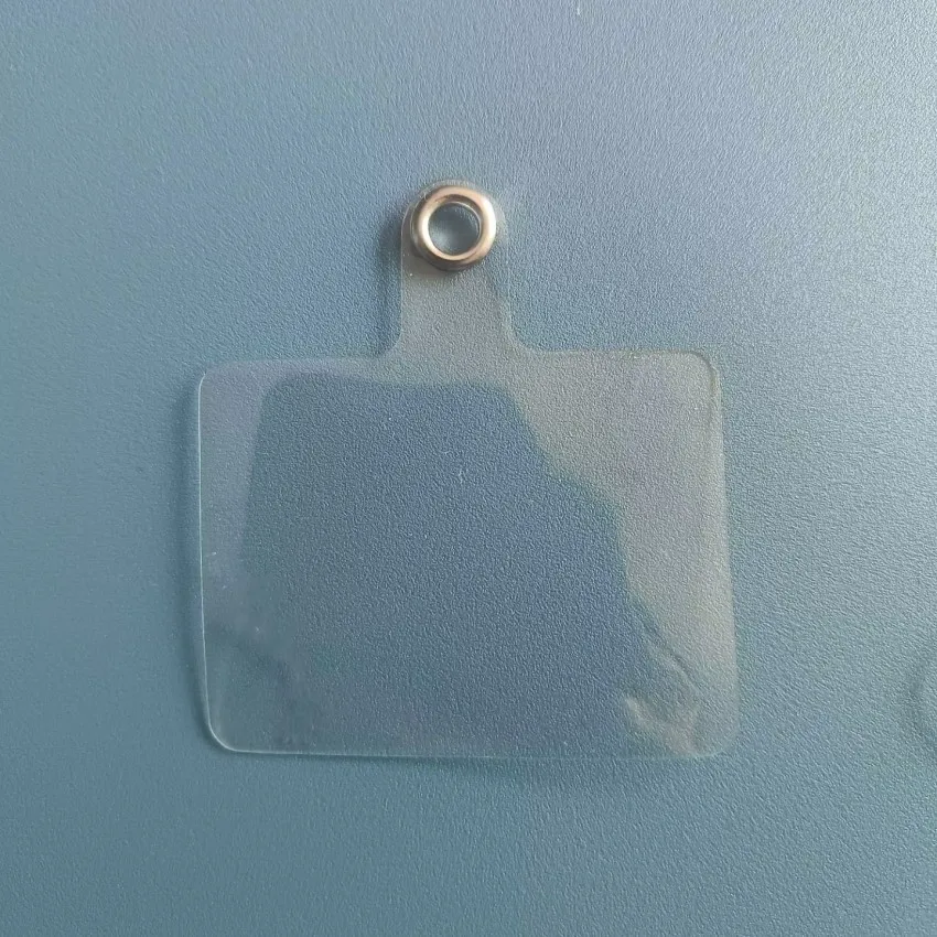 Clip Transparent Porte-Carte & Lanière pour Coque de Téléphone – Fixation Sécurisée